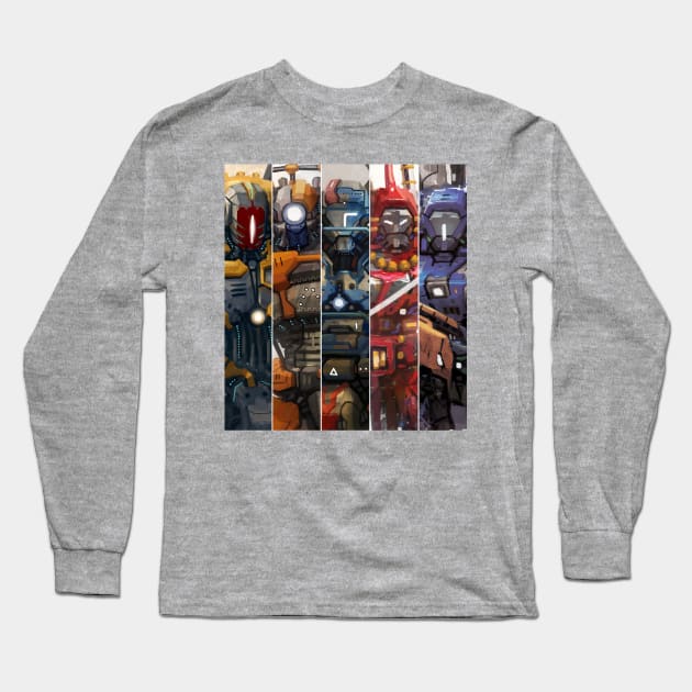 MECH LINE Long Sleeve T-Shirt by nakarts